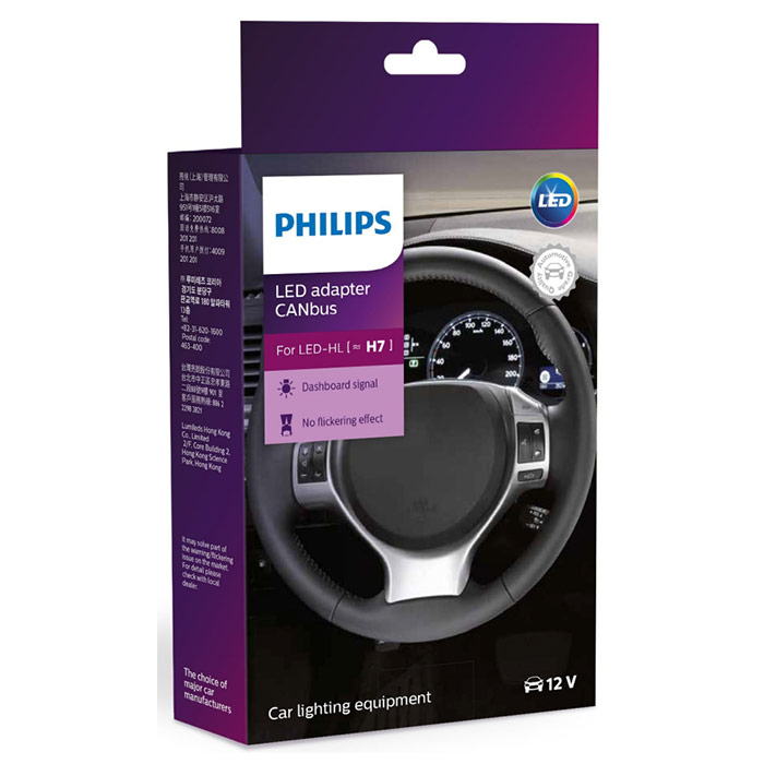 Philips cea h7 led-canbus x2 - Pærer - Industri Kemi ApS