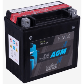 Intact 12V 12Ah 140A AGM-batteri IA CTX14-BS