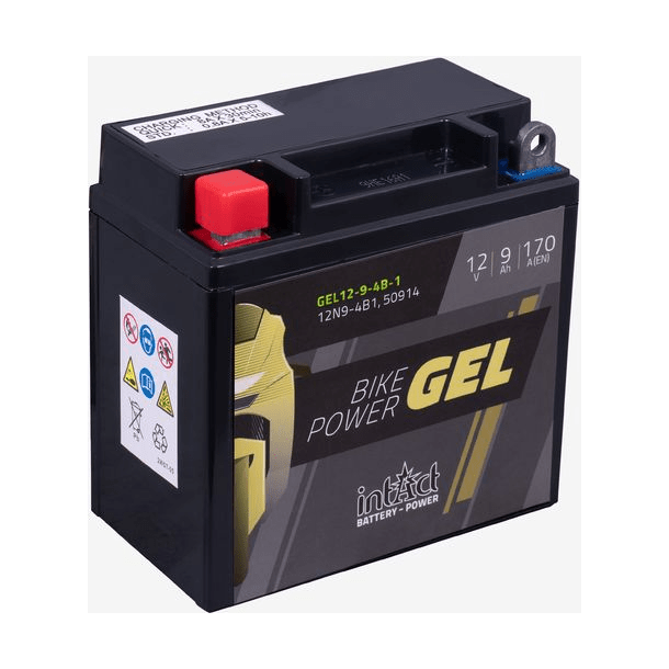 Intact  12V 9Ah 170A gelbatteri  IG 12N9-4B-1