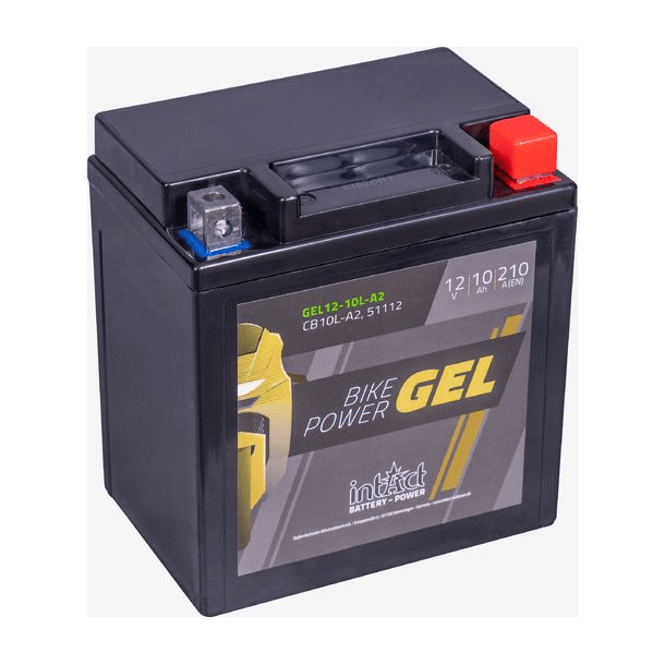 Intact 12V 10Ah 210A gelbatteri IG CB10L-A2