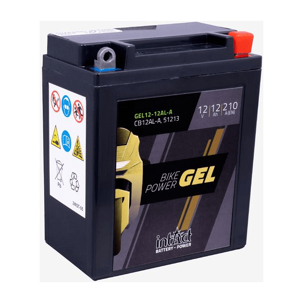 Intact 12V 12Ah 210A gelbatteri IG CB12AL-A
