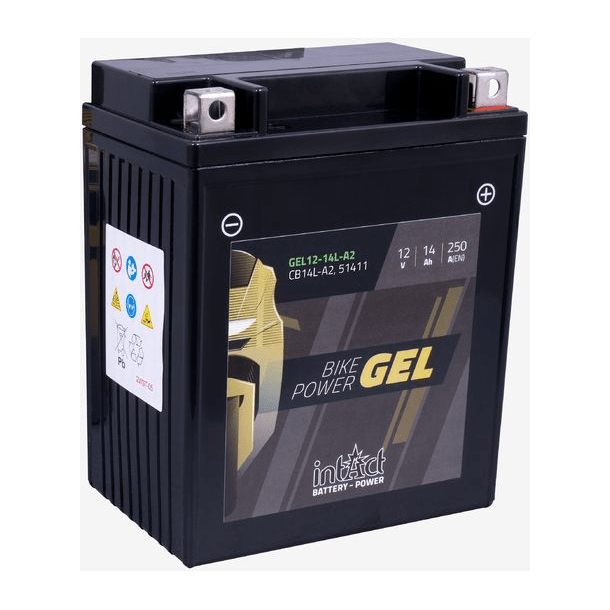 Intact 12V 14Ah 250A gelbatteri IG CB14L-A2