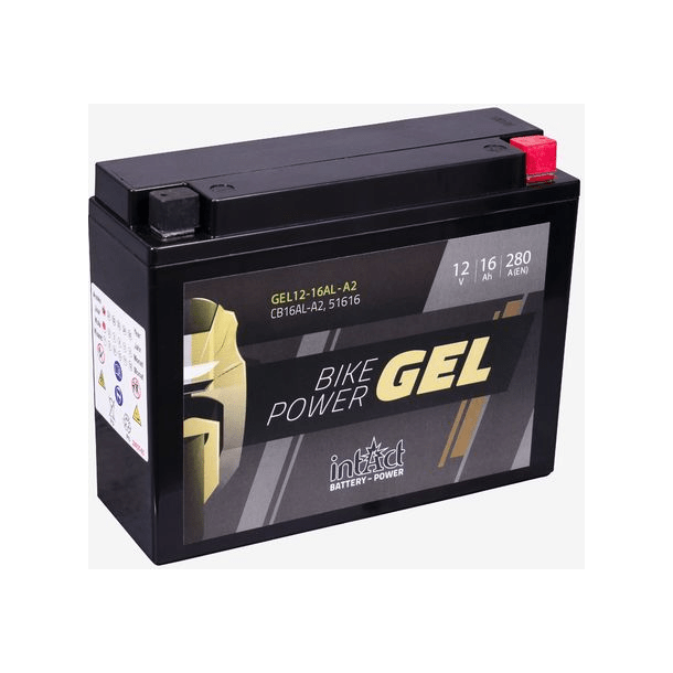 Intact 12 V 16 Ah 280 A GEL-batteri IG CB16AL-A2