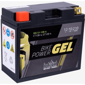 Intact  12 V 10 Ah 210 A gelbatteri  IG CT12B-4