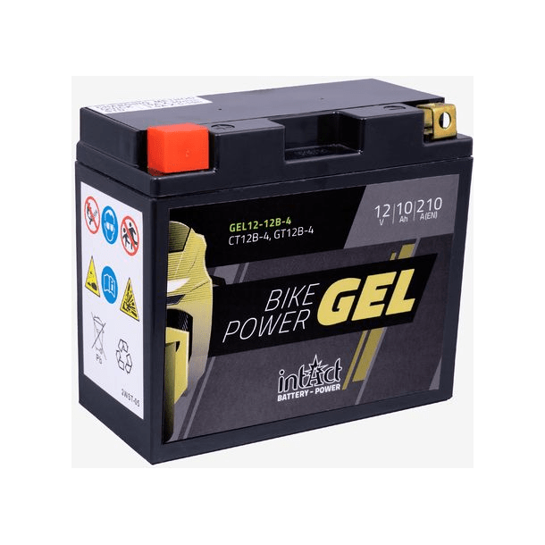 Intact  12 V 10 Ah 210 A gelbatteri  IG CT12B-4