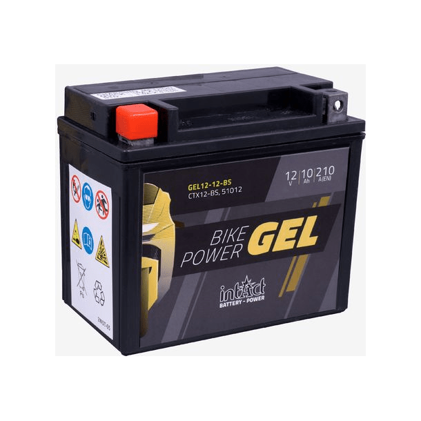 Intact 12 V 10 Ah 210 A gelbatteri IG CTX12-BS