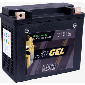 Intact 12V 18Ah 300A gelbatteri IG CTX20L-BS
