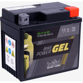 Intact 12V 4Ah 70A gelbatteri IG CTX5L-BS