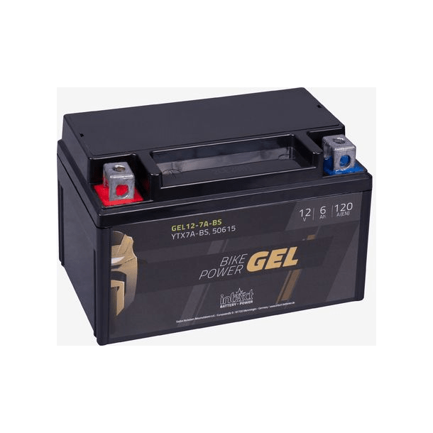 Intact 12V 6Ah 120A gelbatteri IG CTX7A-BS