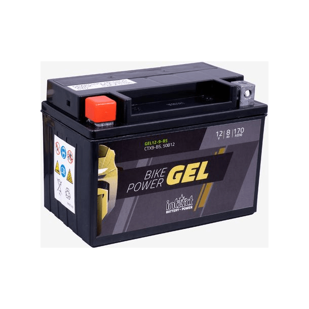 Intact 12V 8Ah 170A gelbatteri IG CTX9-BS