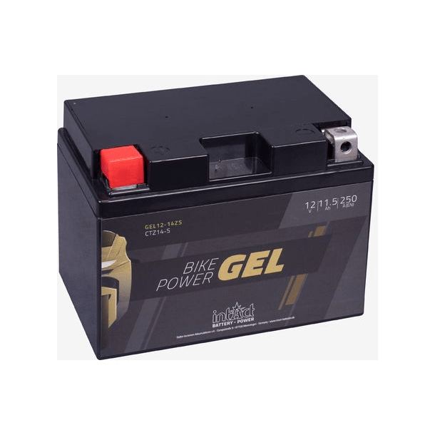 Intact 12V 11,5Ah 250A gelbatteri IG CTZ14-S