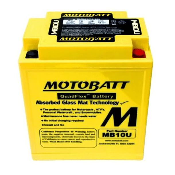 Motobatt 12V 14,5Ah 175A batteri MB10U
