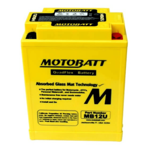 Motobatt - 12V 15Ah 160A batteri - MB12U