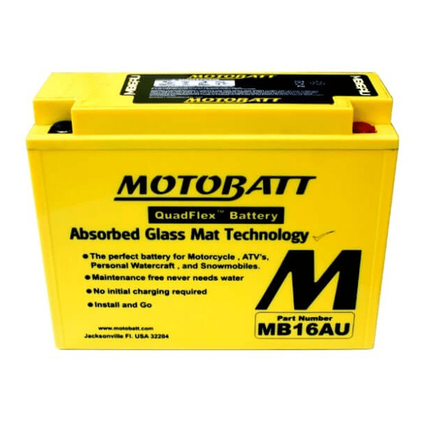 Motobatt 12V 20,5Ah 230A batteri MB16AU