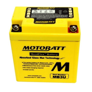 Motobatt 12V 3Ah 50A batteri MB3U