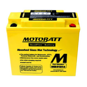 Motobatt 12V 22Ah 220A batteri MB51814