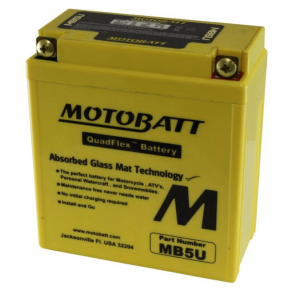 Motobatt 12V 7Ah 90A batteri MB5U