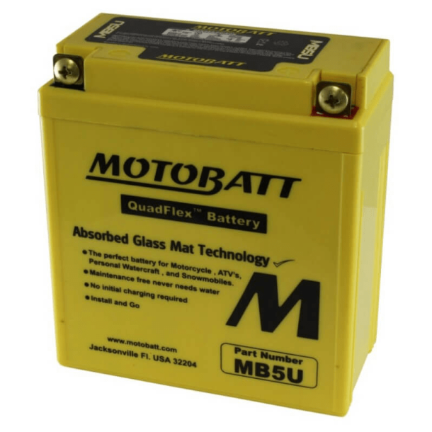Motobatt 12V 7Ah 90A batteri MB5U