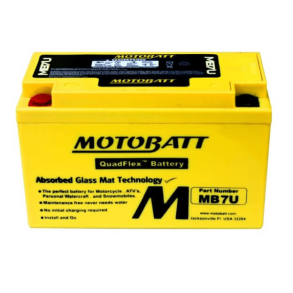 Motobatt 12 V 6,5 Ah 100 A batteri MB7U