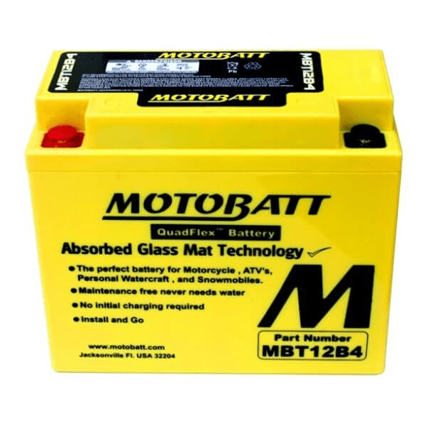 Motobatt  12 V 11 Ah 150 A AGM-batteri  MBT12B4
