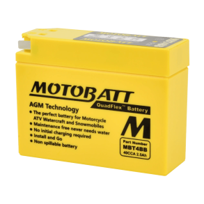 Motobatt 12V 2,5Ah 40A batteri MBT4BB