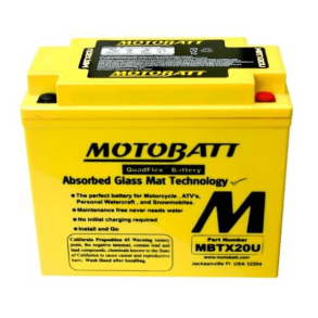 Motobatt 12 V 21 Ah 320 A batteri MBTX20U