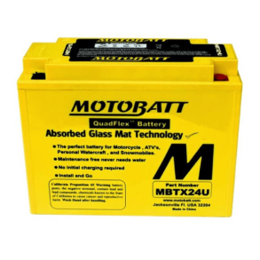 Motobatt 12V 25Ah 300A batteri MBTX24U
