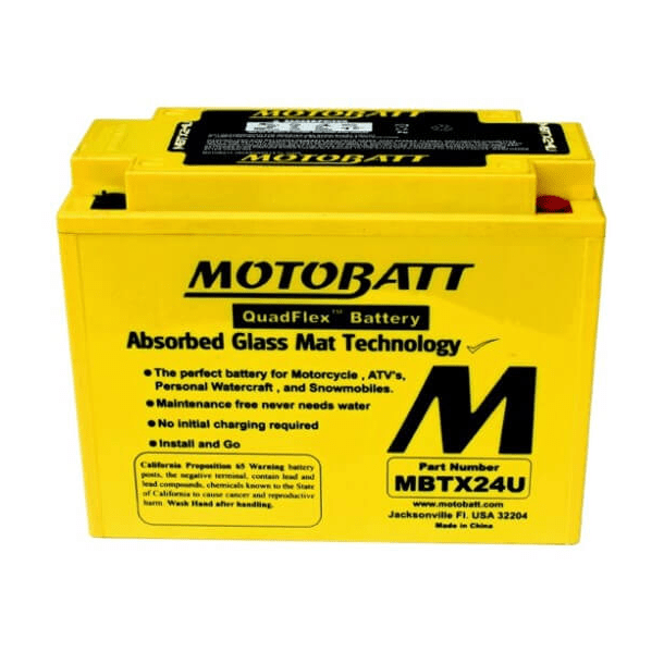 Motobatt 12V 25Ah 300A batteri MBTX24U