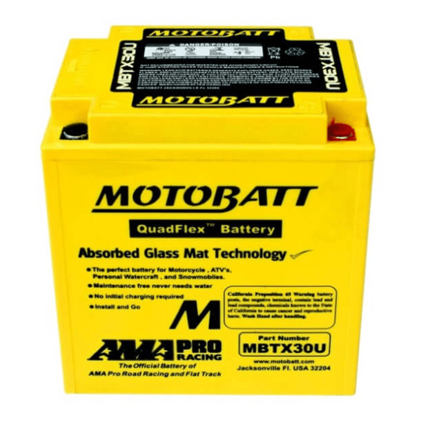 Motobatt 12 V 32 Ah 390 A batteri MBTX30U-B