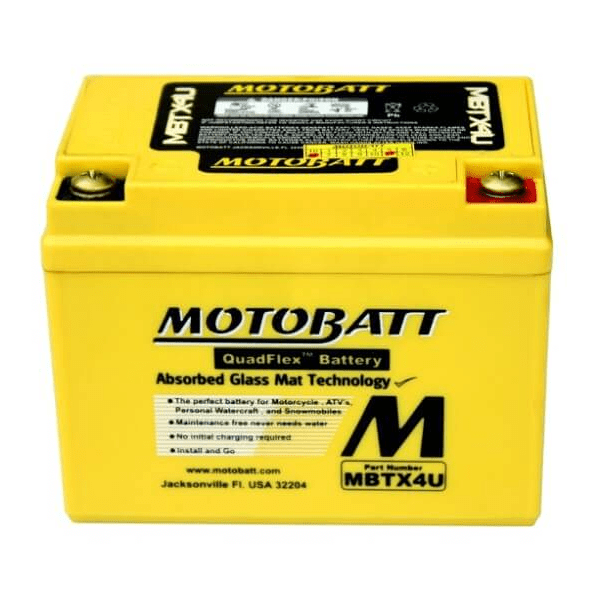 Motobatt 12V 4,7Ah 70A batteri MBTX4U