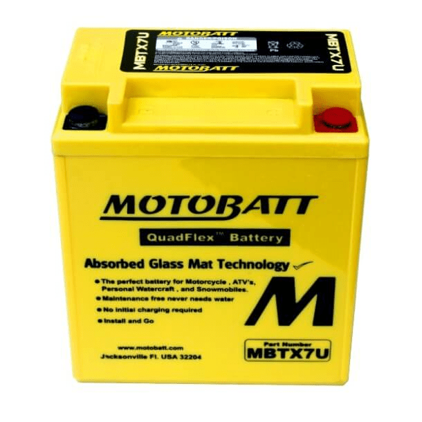 Motobatt 12V 8Ah 115A batteri MBTX7U