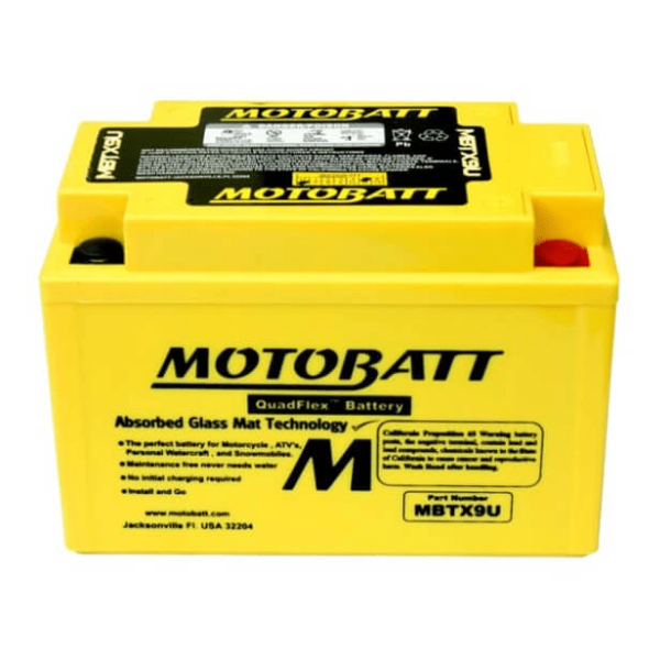 Motobatt 12V 10,5 Ah 160 A batteri MBTX9U