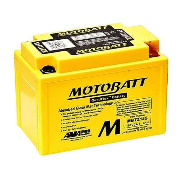 Motobatt - 12V 11,5Ah 170A batteri - MBTZ14S