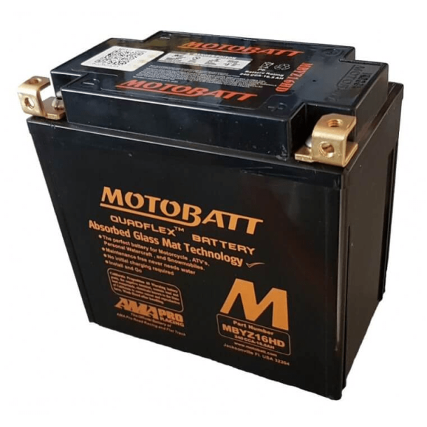 Motobatt - 12V 16,5Ah 240A batteri - MBYZ16HD