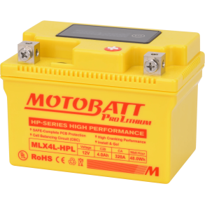 Motobatt  12 V 4 Ah 320 A LiFePO4-batteri  MLX4L-HPL