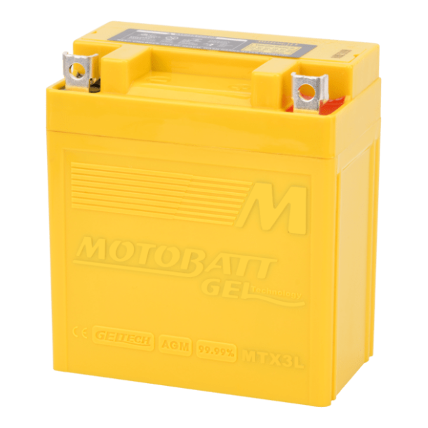 Motobatt 12V 3Ah 40A gelbatteri - MTX3L