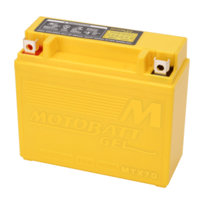 Motobatt 12V 7Ah 110A gelbatteri MTX7D