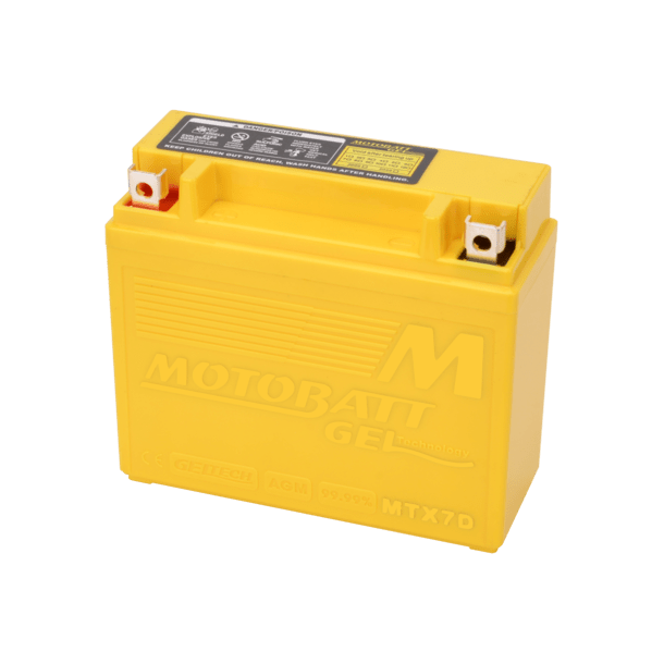 Motobatt 12V 7Ah 110A gelbatteri MTX7D