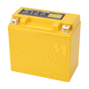 Motobatt 12V 9Ah 125A gelbatteri MTX9