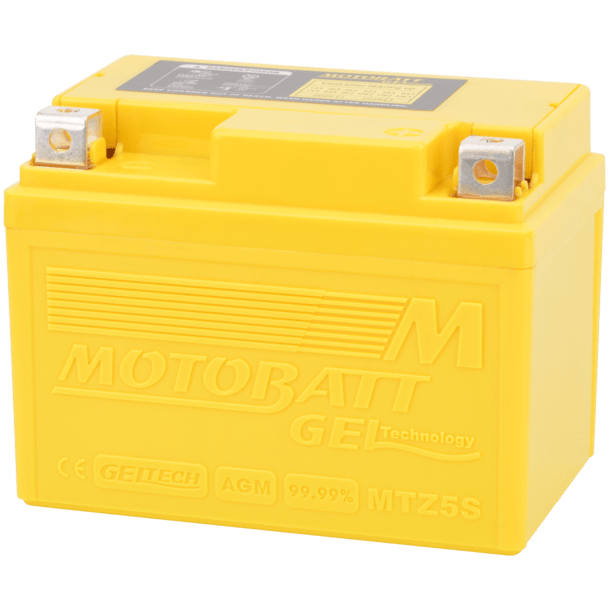 Motobatt 12V 4Ah 70A gelbatteri - MTZ5S