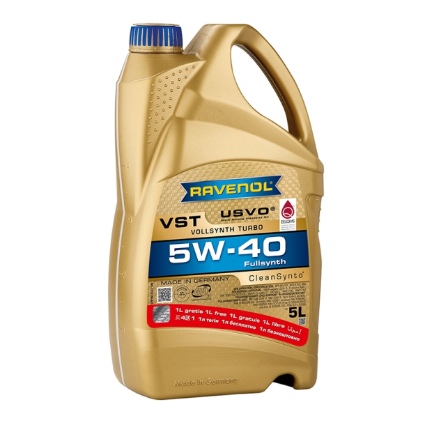 RAVENOL rav turbo vst 5w40 4L+1L
