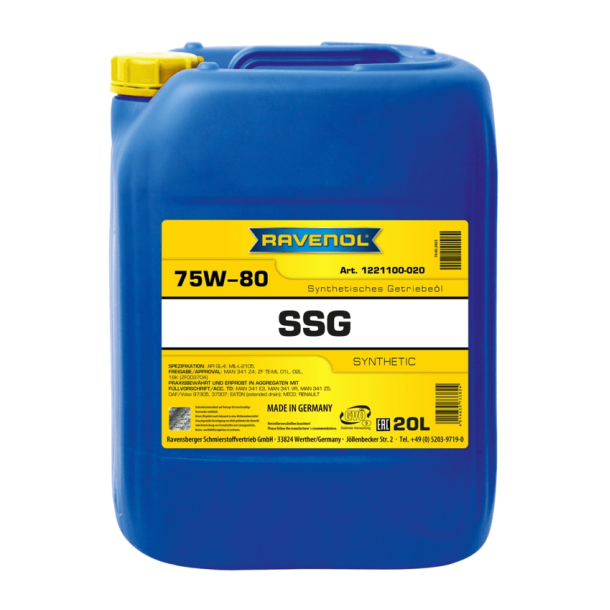 RAVENOL rav ssg syn HD 75w80 20L