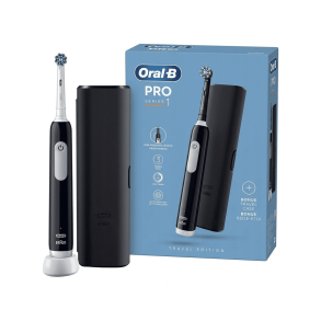 Oral-B Pro 1 Black + rejseetui Elektrisk tandb�rste - 1 stk.