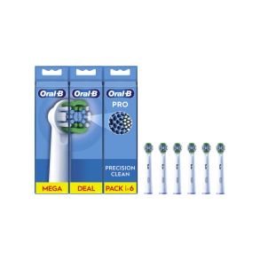Oral-B Precision Clean Pro B�rstehoveder - 6 stk.