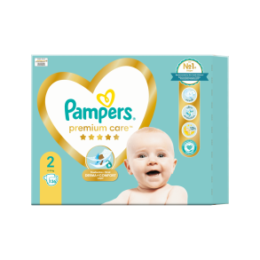 Pampers Premium Care Bleer - Mega Box, Str. 2, 136 stk.