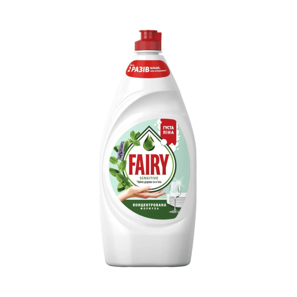 Fairy Sensitive Tea Tree &amp; Mint Opvaskemiddel - 900 ml