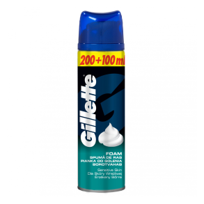 Gillette Series Sensitive Barberskum - 200 + 100 ml