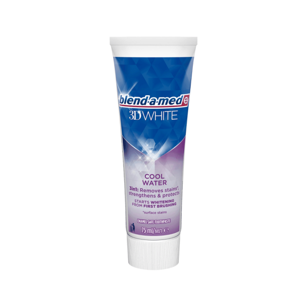 Blend-a-med 3D White Cool Water Tandpasta - 75 ml