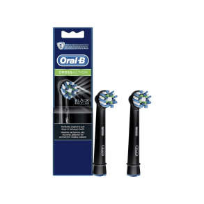 Oral-B Cross Action Black Pro B�rstehoveder - 2 stk.