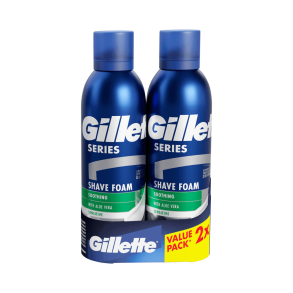 Gillette Series Soothing Barberskum - 2 x 200 ml